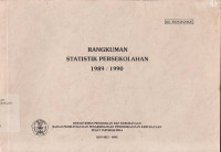 Rangkuman Statistik Persekolahan 1989/1990