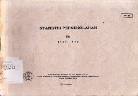 Statistik Persekolahan SD 1989/1990