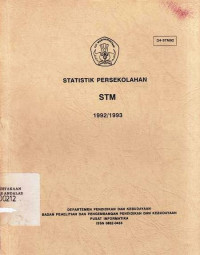 Statistik Persekolahan STM 1992/1993