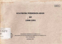 Statistik Persekolahan ST 1990/1991