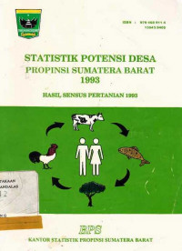 Statistik Potensi Desa Propinsi Suamtera Barat 1993 Hasil Sensus Pertanian 1993