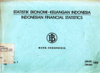 Statistik Ekonomi-Keuangan Indonesia Indonesian Financial Statistics Januari January 1989