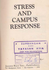 Stress And Campus Response