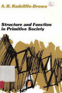 Structure and Function in Primitive Society