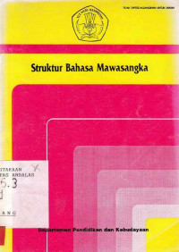 STRUKTUR Bahasa Mawasangka