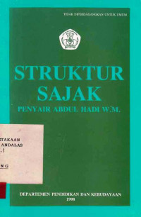 Struktur Sajak : Penyair Abdul Hadi W.M.