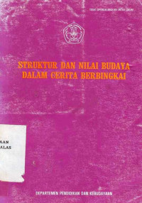 STRUKTUR Dan Nilai Budaya Dalam Cerita Berbingkai