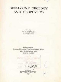 Submarine Geology and Geophysics