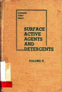 Surface Active Agents and Detergents