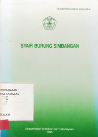 Syair Burung Simbangan / Djantera Kawi; Rustam Effendi