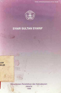 Syair Sultan Syarif / Siti Zahra Yundiafi