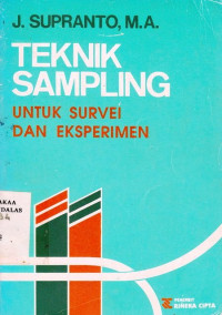 Teknik Sampling : Untuk Survei Dan Eksperimen