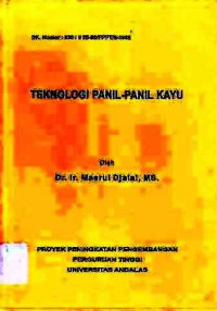 Diktat Teknologi Panil-Panil Kayu