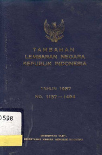 Tambahan Lembaran Negara Republik Indonesia Tahun1957 No. 1137- 1494