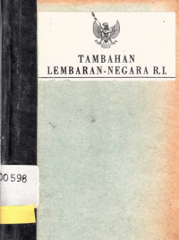 Lembaran Negara Republik Indoensia 1984 No. 29