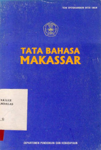 Tata Bahasa Makassar