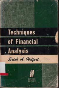 Techniques Of Financial Analysis