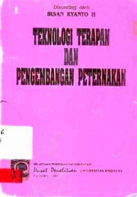 Teknologi Terapan Dan Pengembangan Peternakan