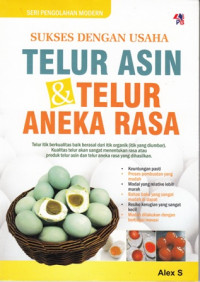 Sukses Dengan Usaha Telur asin dan telur Aneka Rasa