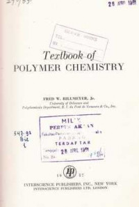 Textbook of Polymer Chemistry