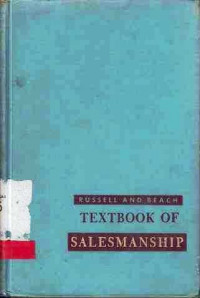 Textbook of Salesmanship