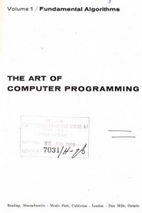 The Art Of Computer Programming