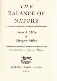 The Balance Of Nature