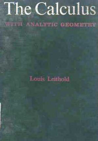 The Calculus : With Analytic Geometry