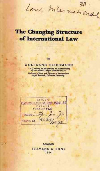 The Changing Structure of International Law