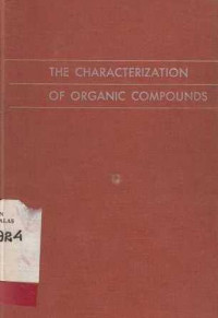 The Characterization of Organic Compouns