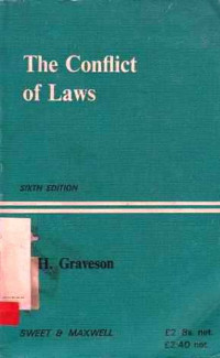 The Conflict of Laws