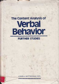 The Content Analysis Of Verbal Behavior