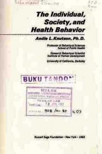 The Individual Society and Health Behavior