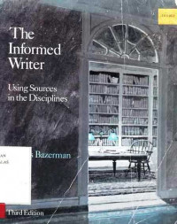 The Informed Writer  Using Sources In The Disciplines