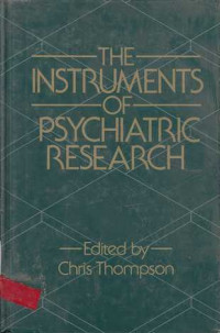 The Instruments Of Psychiatric Research