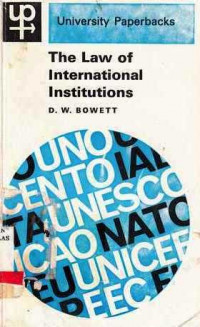 The Law International Institutions