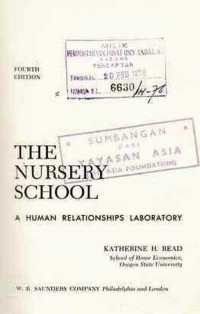 The Nursery School  A Human Relationships Laboratory