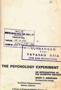 The Psychology Experiment   An Introduction to the Scientific Method