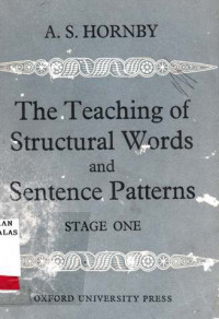 The Teaching Of Structural Words And Sentence Patterns