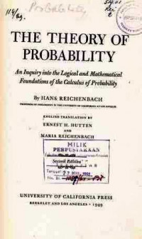 The Theory Of Probability