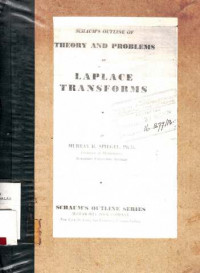 Theory and Problems of Laplace Transforms