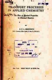 Transport Processes in Applied Chemistry