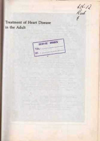 Treatment Of Heart Disease In The Adult