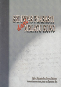 Selintas Prasasti dari Melayu Kuno