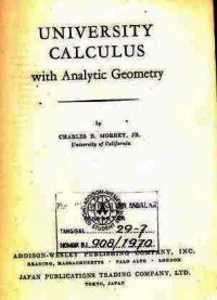 University Calculus : With Analytic Geometry