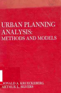 Urban Planning Analysis Methods and Models