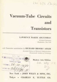 Vacuum-Tube Circuits And Transistors