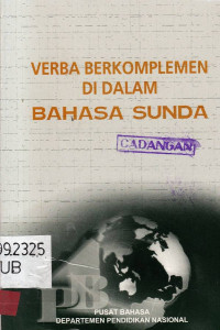 Verba Berkomplemen Di Dalam Bahasa Sunda