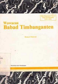 Wawacan Babad Timbanganten