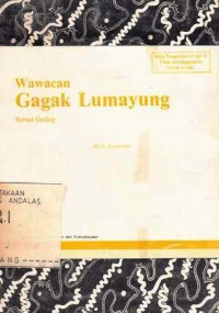 Wawacan Gagak Lumayung : Babad Godong